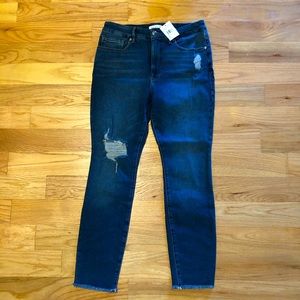 Good American Cropped Skinny Jeans